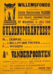 Affiche Willemsfonds, 1938