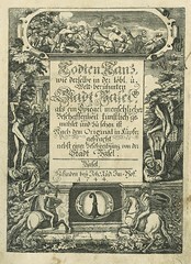 Title page of Todten-Tanz / Danse des Morts [1744]