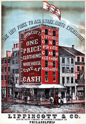 Lippincott & Co. south west corner of Fourth & Market St Philadelphia, December 1858.