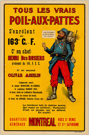 Tous les vrais Poil-Aux-Pattes s'enrÃ´lent au 163e C.-F....