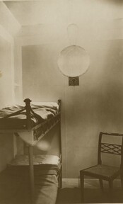 Passenger cabin, R100 Airship (Howden Aerodrome) 1933 (archive ref DDX1017-1)