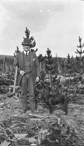 Hunter with dog