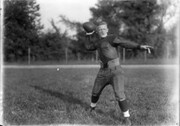 Bill Davis with football 1921