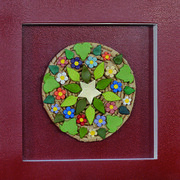 Luz Autor: MÃ´nica Cunha Ano: 2005 TÃ©cnica: CerÃ¢mica DimensÃ£o: 37cm x 37cm