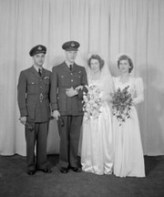 Tweedie Wedding Party, about 1940-1945