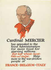 Cardinal Mercier has Appealed to the Food Administration