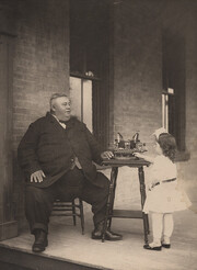 Jonathan Miller with girl, date unknown