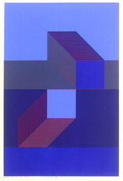 Permuta XXVIII  Autor: DionÃ­sio del Santo Ano: 1972 TÃ©cnica: Serigrafia (72/100)  DimensÃ£o: 63cm x 42cm