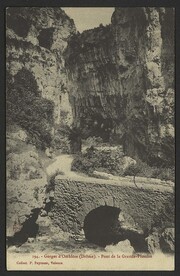 Gorges d'OmblÃ¨ze (DrÃ´me) - Pont de la Grand Pissoire