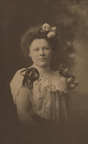 Portrait of Charlotte Maude Green (Langell) at fifteen, date unknown