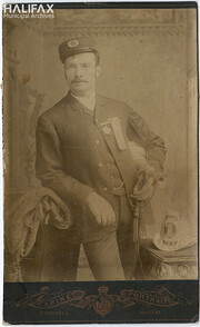 Portrait of an unidentified firefighter, [Union Engine Company]