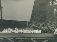 Launch party of HMS Calypso