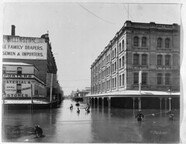 Flooded Brisbane Street