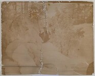 Mary GallÃ©n skiing in Malmi, Helsinki, 1890; print 3 of the photograph.