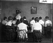 Western College typing class 1918