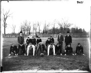 Miami University players and coaches in Miami Field 1908