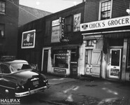 Chick's Lunch and Grocery after a fire (2 1/2 George St.)