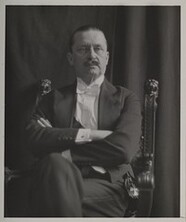 Portrait of Carl Gustaf Mannerheim, seated