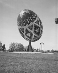 World's Largest Ukrainian Easter Egg (pysanka), Vegreville, Alberta