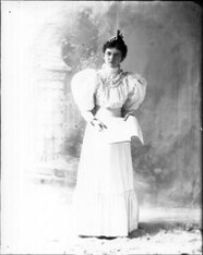 Portrait photograph of a young woman n.d.