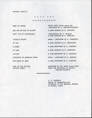Program, Page 2, Vardanants commemoration, Harbin, China, 1944