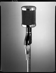Microphone, AWA imported radio articles, Sydney, c. 1951, Max Dupain