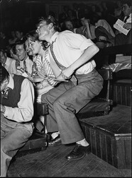 Audience at a Jazz concert, Town Hall, Sydney, November 1948