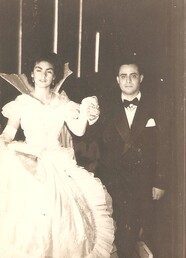 Gloria AcuÃ±a y el vate Reyes Ruiz, juegos florales de la Universidad de Sinaloa.
