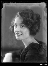 Portrait of an unidentified woman