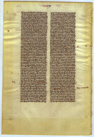 Leaf of I Chronicles (recto)