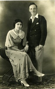 Portrait of Armenian woman and husband, Jerusalem
