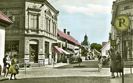 Storgatan (Main Street) in Falkenberg, Halland, Sweden