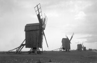 Windmills in Lerkaka, Ã–land, Sweden