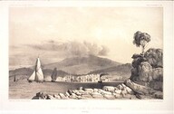 Vue d'Hobart-Town, prise de la Pointe Kangourou