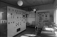Joensuu broadcasting station, equipment made in Yleisradio's workshop in Helsinki, 1938