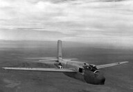 XB-43 Front Quarter Flight