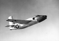XB-43 Side In Flight