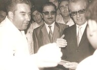 De izq. a derecha  Hugo Cervantes del RÃ­o. Gonzalo M. Armienta Calderon y Alfredo ValdÃ©z Montoya