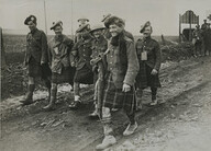 Official photograph taken on the British Western Front in France : The German offensive