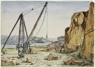 Pyrmont Quarry Sydney, 1893, by A. Tischbauer
