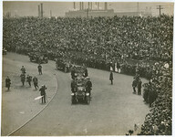 Marshal Joffre passing in review at Franklin Field, University of Pennsylvania