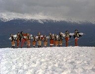 Ukrainian Shumka Dancers in Jasper National Park, Alberta