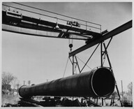 Magnolia Petroleum Company Smokestack Transportation Preparation (AC604-A07-009)