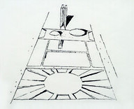 Sem TÃ­tulo Autor: Oscar Niemeyer TÃ©cnica: Nanquim sobre papel DimensÃ£o: 50cm x 60cm