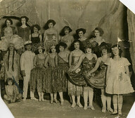 Unidentified dancers on stage. [1924 or 1925]