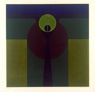 Abstrato Autor: Renina Katz Ano:1971 TÃ©cnica: Calcografia. Ãgua-forte  DimensÃµes: 40cm x 40cm