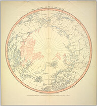 Map of the arctic regions