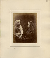 "The little Novice with the Queen Guinevere in the Holy Haouse at Almesbury"