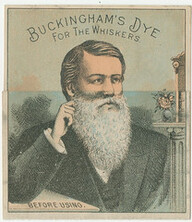 Buckingham's Dye for the Whiskers 1/2 ca. 1885