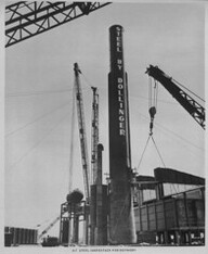 Magnolia Petroleum Company Smokestack Installation (AC604-A07-014)